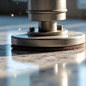 Diamond polishing machine for floors